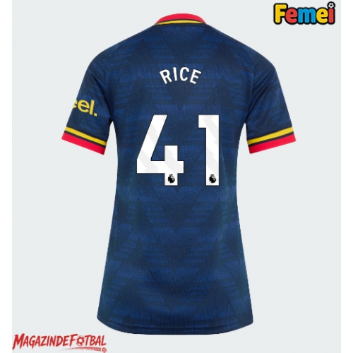 Arsenal Declan Rice #41 Tricou Fotbal Replică 2026-27 Femei Deplasare Arsenal Declan Rice #41 Tricou Fotbal Replică 2026-27 Femei Deplasare